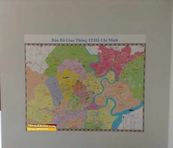 Bán bản đồ Thành phố Hồ Chí Minh