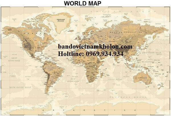 Bản đồ thế giới Mẫu 42
