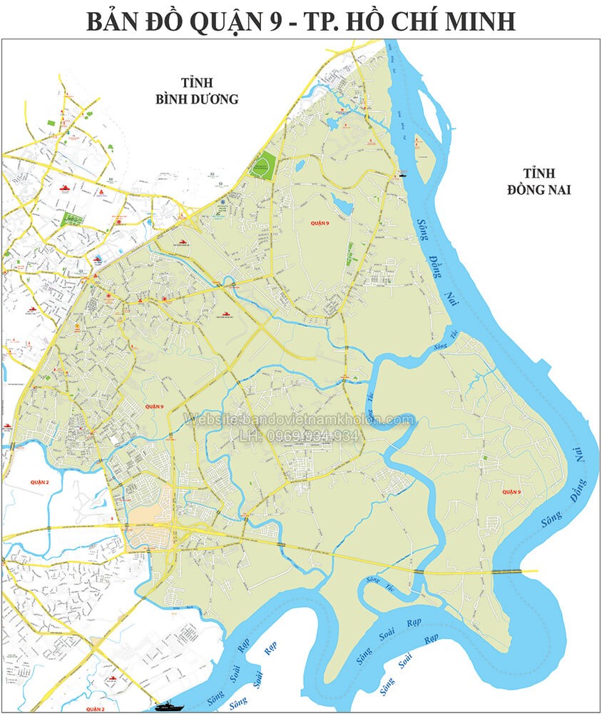 Bản Đồ Quận 9 Thành Phố Hồ Chí Minh